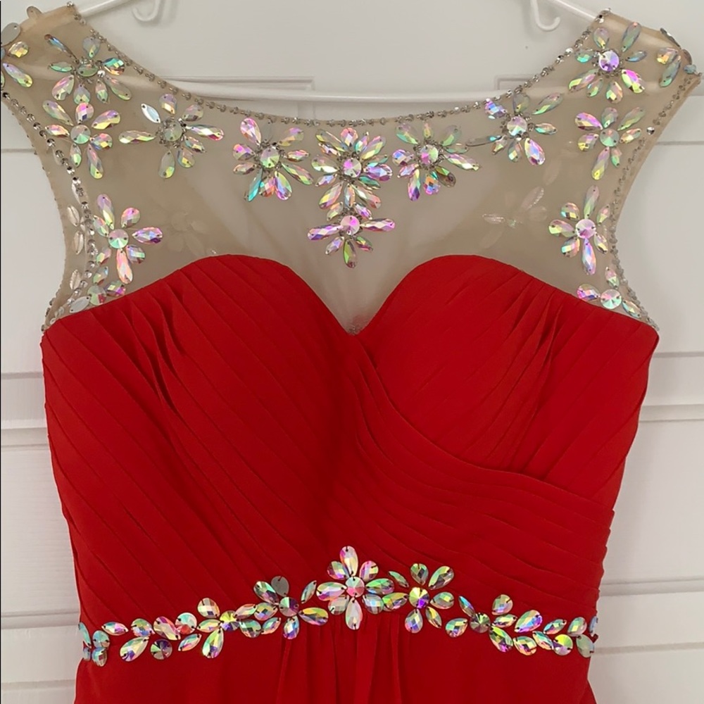 Short Red Formal Dress
